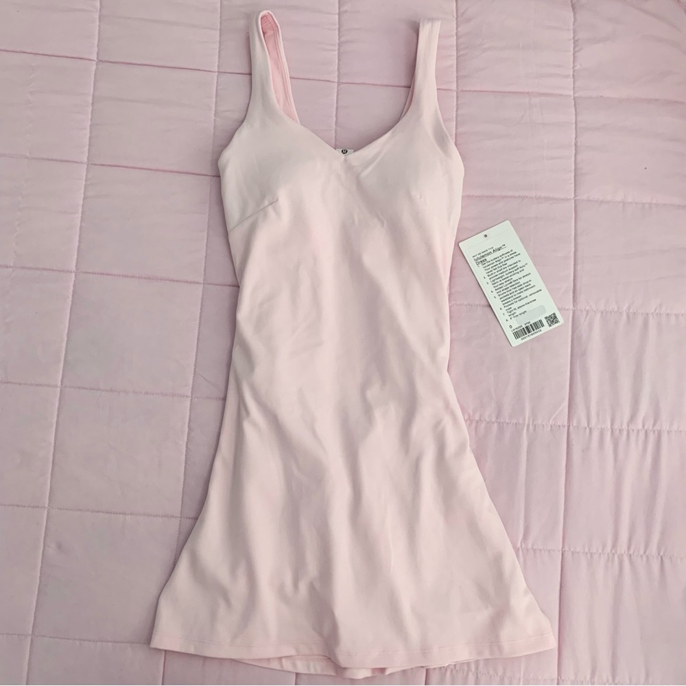 NWT lululemon strawberry milkshake align dress size 0